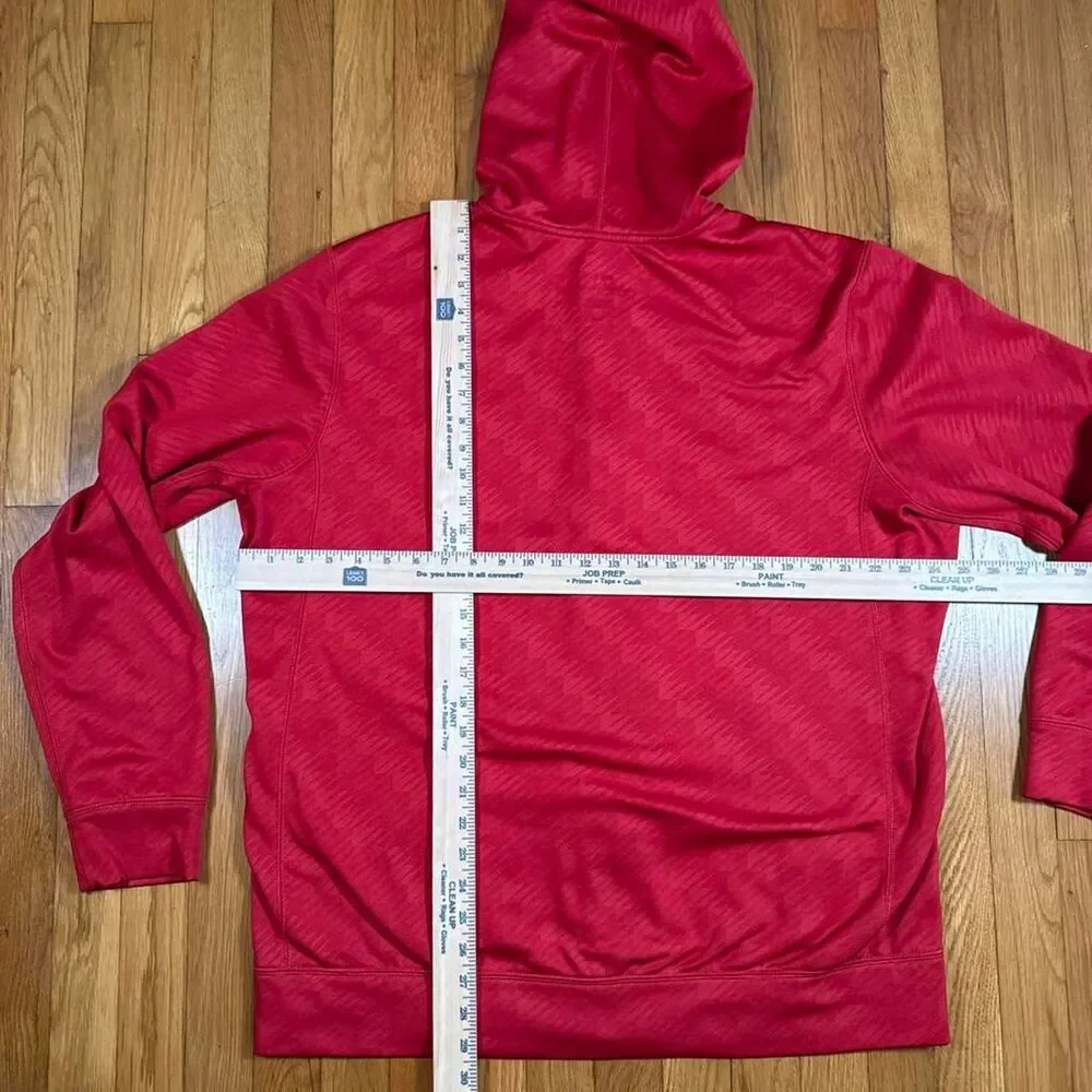 Nike Therma-Fit Full-Zip Basketball Hoodie Jacket Men's Size XL Varsity Red